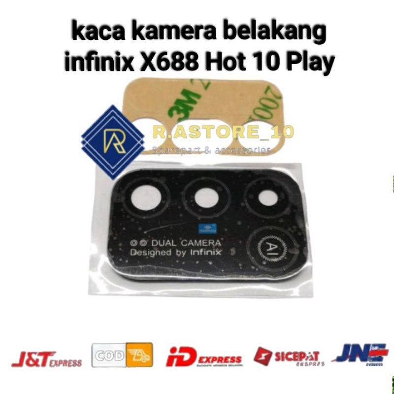 Kaca Kamera Infinix X688 Hot 10 Play Lensa Camera Belakang
