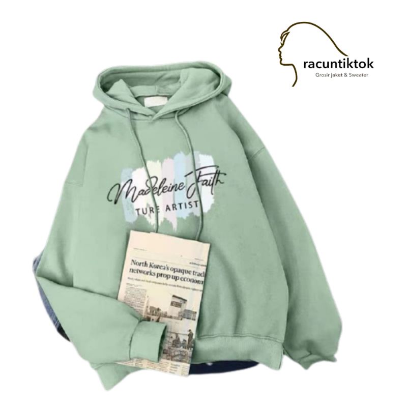 SWEATER MADELIENE HOODIE | SWEATER HOODIE WANITA TERLARIS