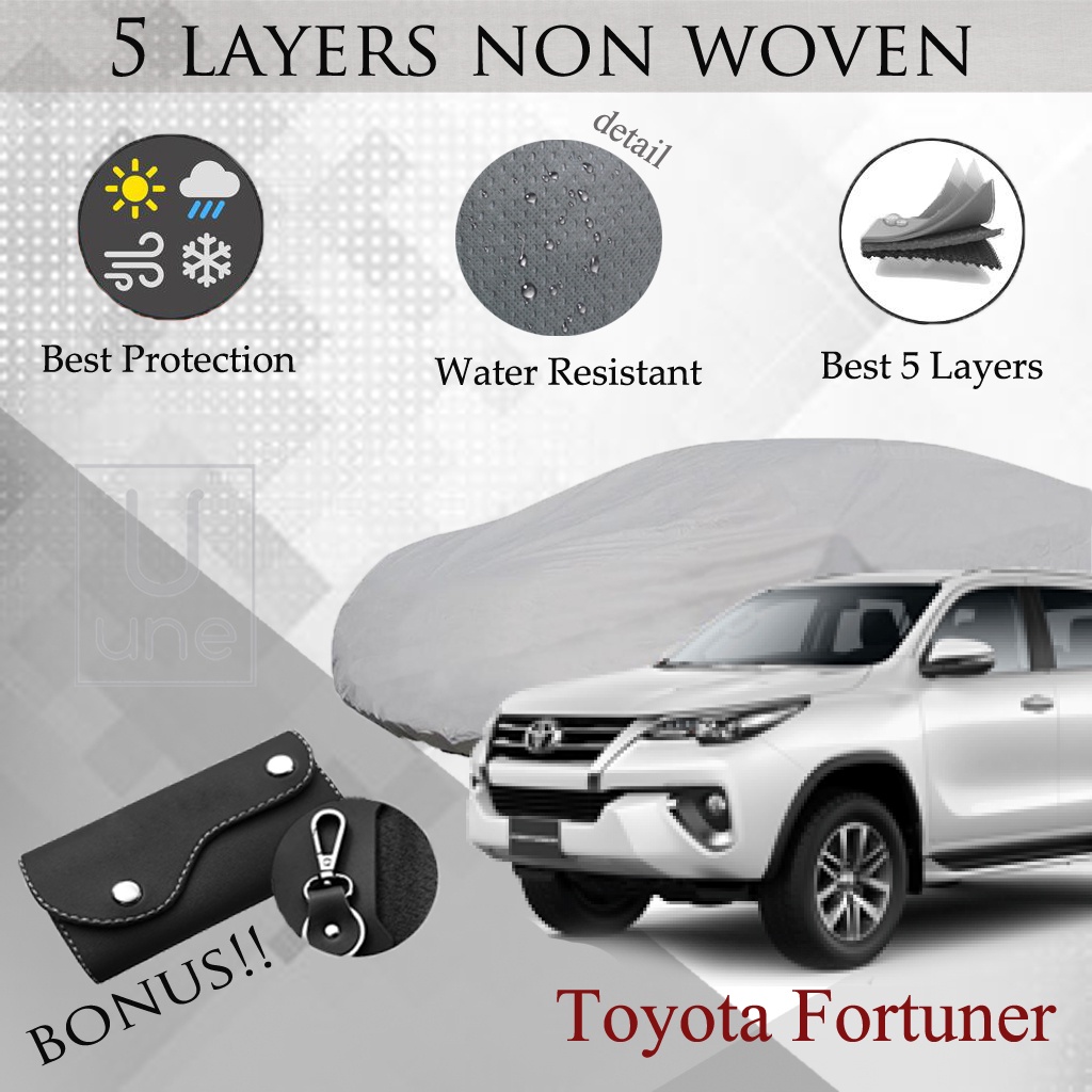 Cover Sarung Mobil FORTUNER 5 Layer Protection