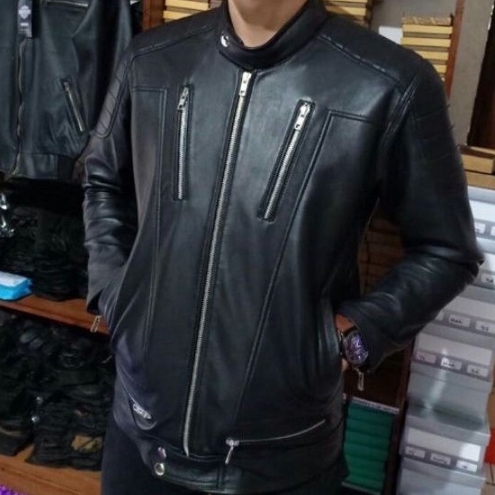 JAKET KULIT DOMBA ASLI JAKET KULIT NEW JAKET KULIT RACING JAKET KULIT PRIA MURAH