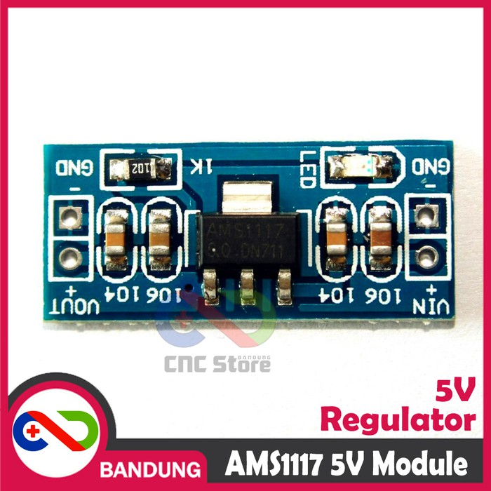 AMS1117 5V 5 1A REGULATOR STEP DOWN POWER SUPPLY ADAPTER BOARD