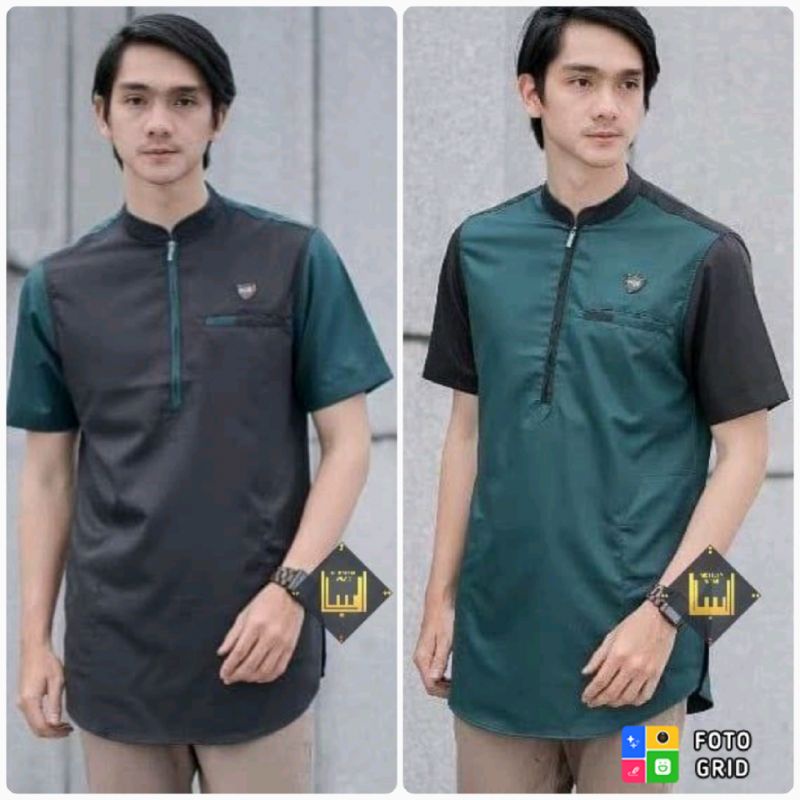 baju koko kurta dewasa premium RESLETING DEPAN