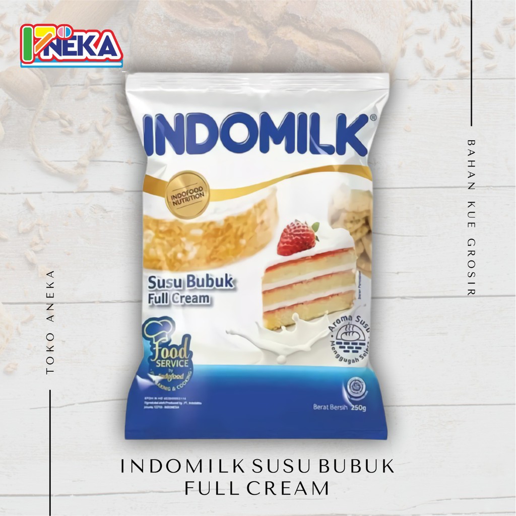 Indomilk Susu Bubuk Full Cream 250gr | Shopee Indonesia