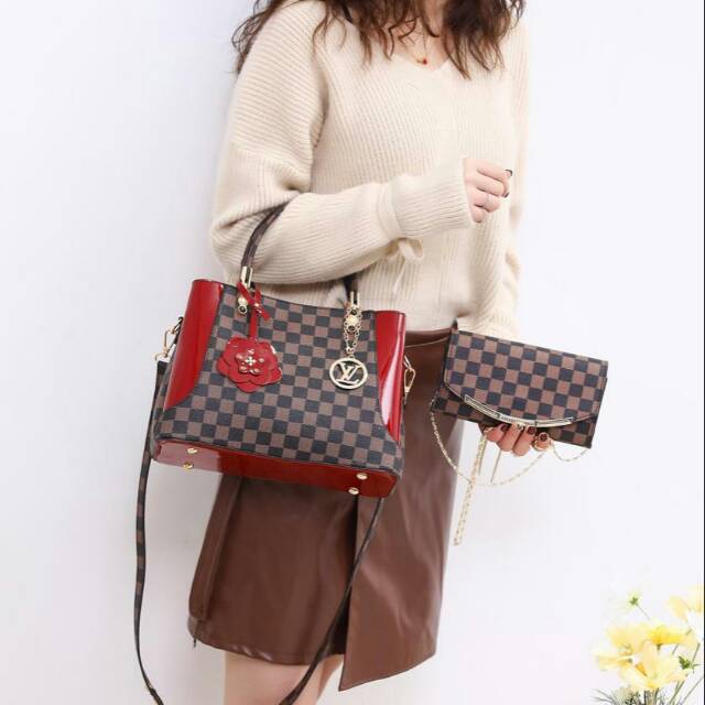 BESTSELLER TAS WANITA TAS LV Chyntia 7716 TAS BATAM TAS IMPORT TAS GROSIR TAS BRANDED TAS ORIGINAL