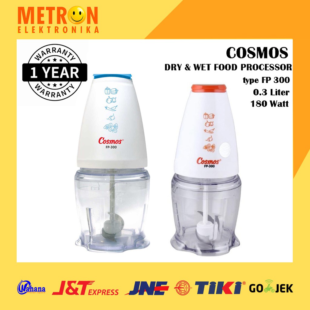 COSMOS FP 300 / DRY &amp; WET FOOD PROCESSOR 300 ML / FP300