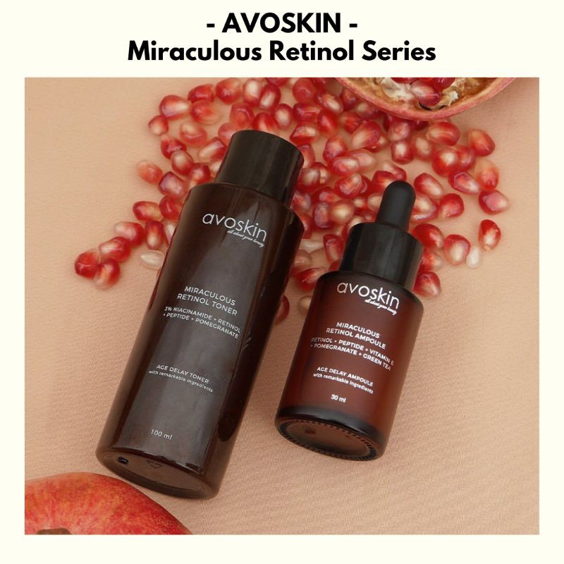 AVOSKIN Miraculous Retinol Toner | Miraculous Retinol Ampoule