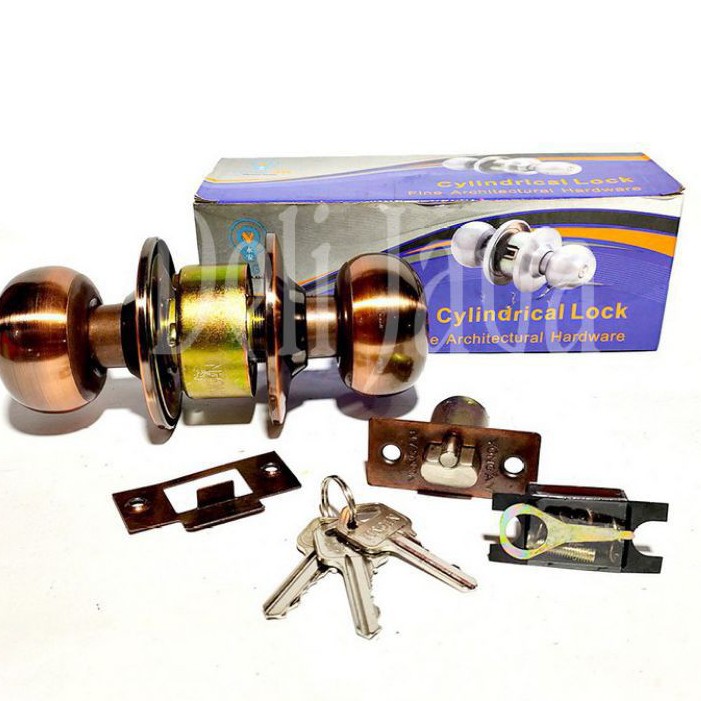 KUNCI PINTU BULAT KUNCI PINTU KAMAR MANDI / KUNCI PINTU KAMAR TIDUR