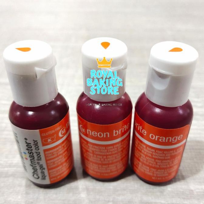 

Terlaris! Chefmaster Neon Brite Orange 20 Gr / Icing Color Pewarna