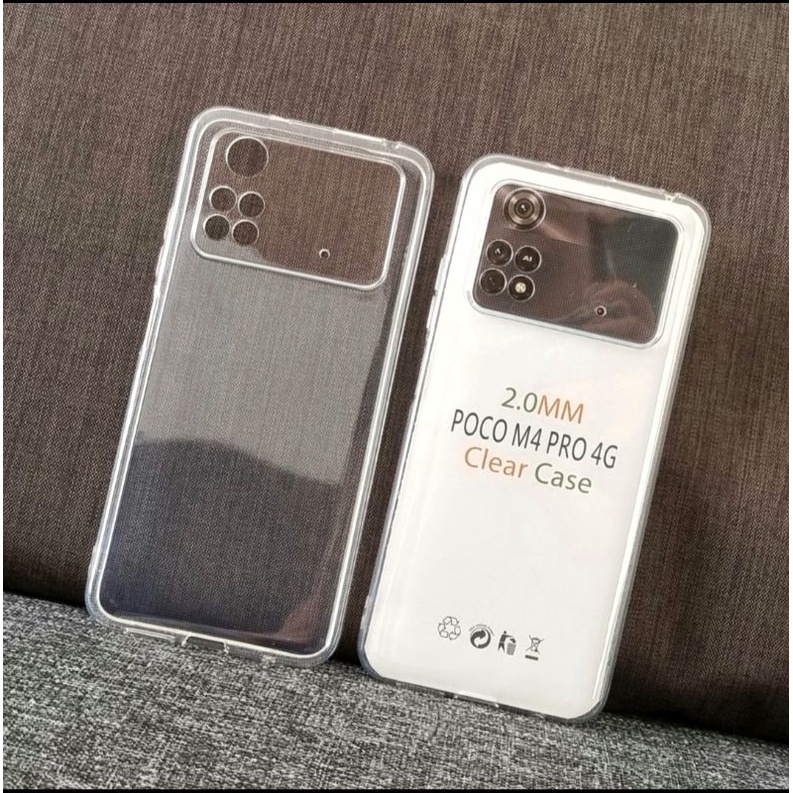 Case Xiaomi Poco M4 Pro 4G Silikon Casing Softcase Soft Clear Bening