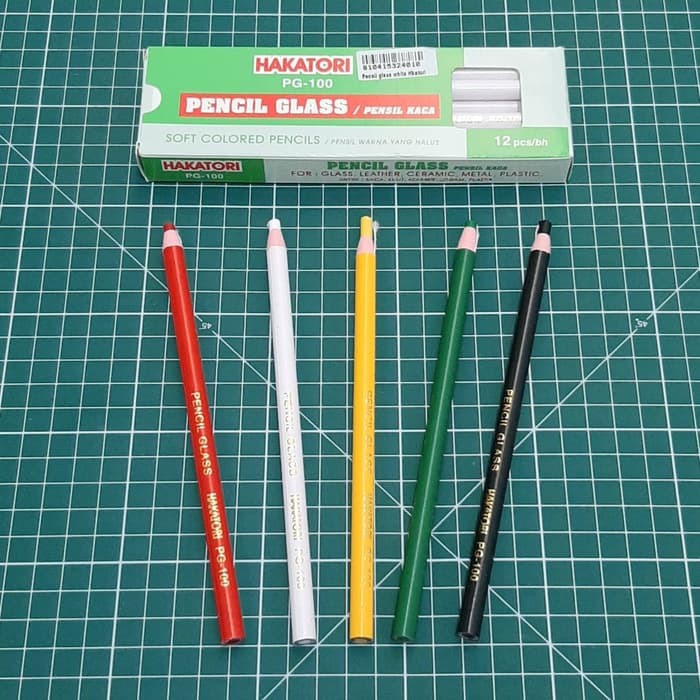 Pensil Glass HAKATORI / Pensil Kaca PG-100 Isi 12bj