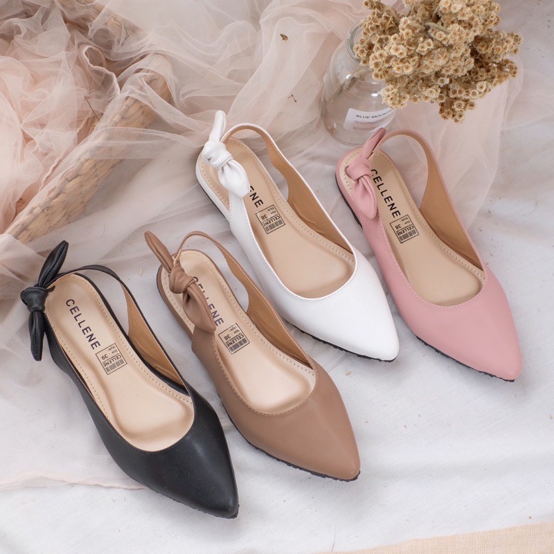 CELLENE Analy Bow Flat Shoes