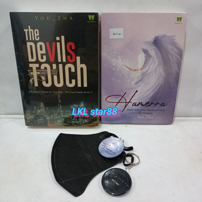 Bundling Buku Novel Hamerra & The Devil's Touch by You_Zha (2 Buku)