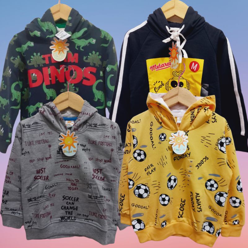 Jaket Hoodie Anak Cowok Little M