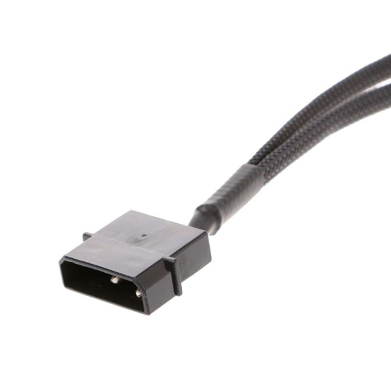 Vivi 4-pin Molex Male Ke 2x 3-pin / 4-pin Pwm Male Sleeve Adapter Kipas Angin