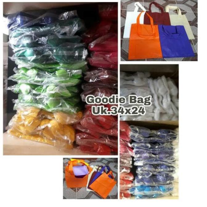 Godie Bag Tas Jinjing Tas Polos Warna Putih Tas Kain