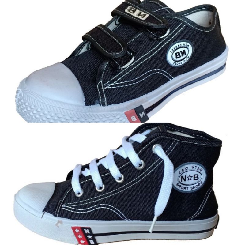 ORIGINAL - Sepatu Sekolah NB Impor / Sepatu Sekolah Anak TK - SD / Sepatu Sekolah hitam putih impor