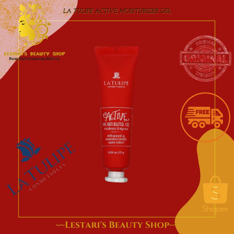 LA TULIPE ACTIVE SERIES MOISTURIZER GEL 25gr / LA TULIPE MOISTURIZER GEL / ACTIVE SERIES LA TULIPE
