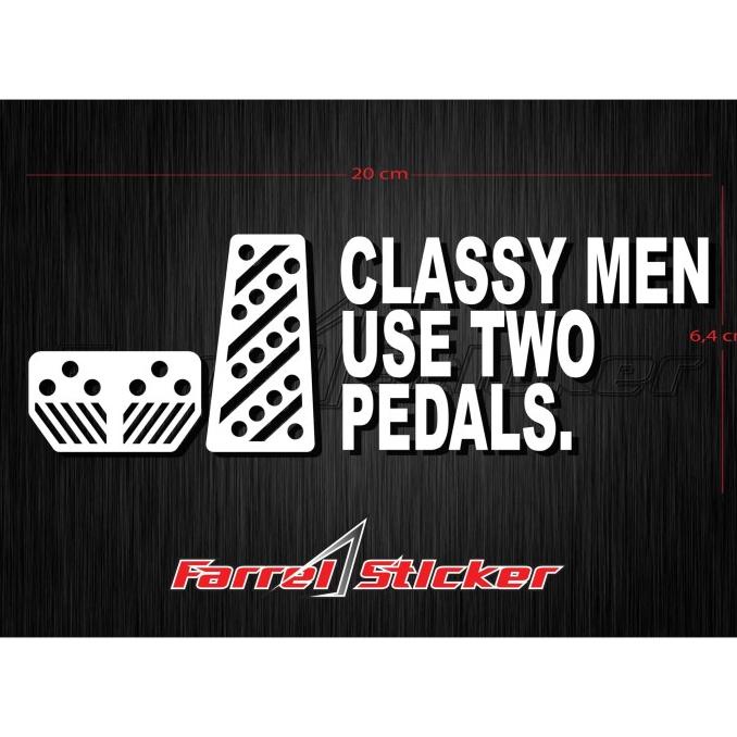 stiker classy men sticker two pedal farr3l55 Segera Beli