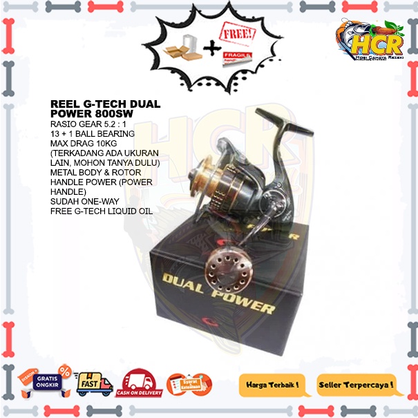 Reel G-Tech Dual Power 800SW