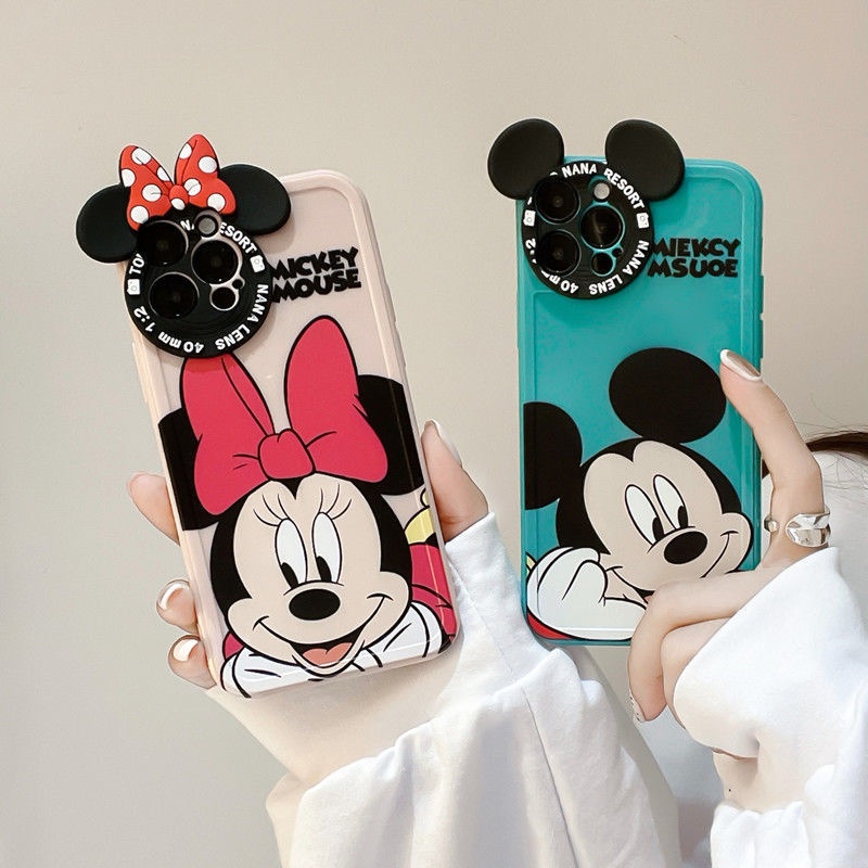 Case Motif Kartun Tikus Untuk IPhone 7 8 Plus 12 13 11 Pro Max X Xs Max Xr Ltsx