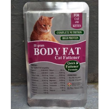 Vitamin Penggemuk Kucing - Body Fat - Cat Fattener 50 gr