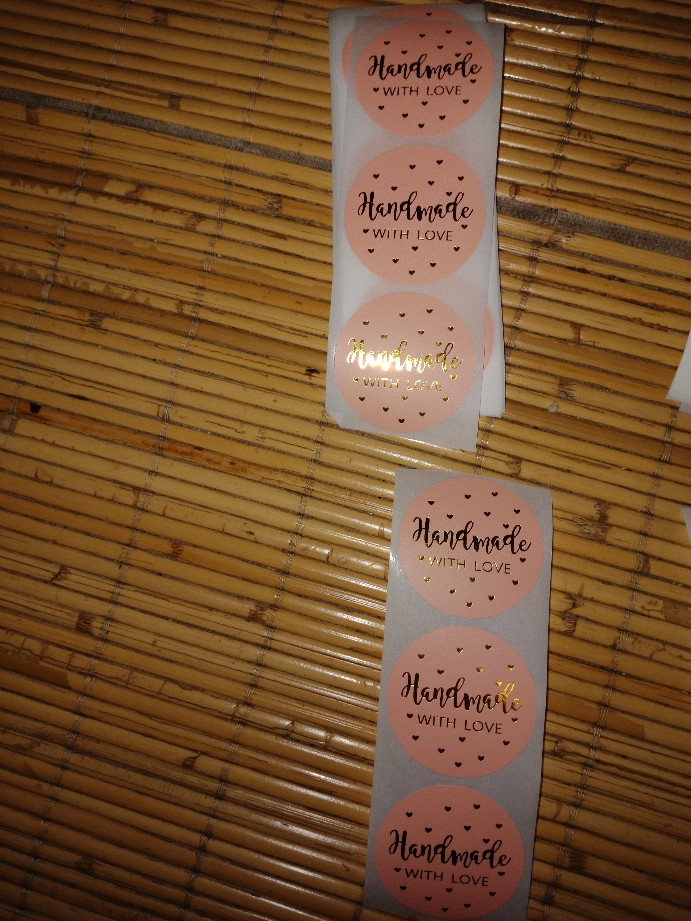 Stiker Sticker Label  Handmade With Love  - Ty3t