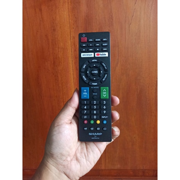 Remot LED TV sharp Aquos Easy Smart GB275WJSA Original