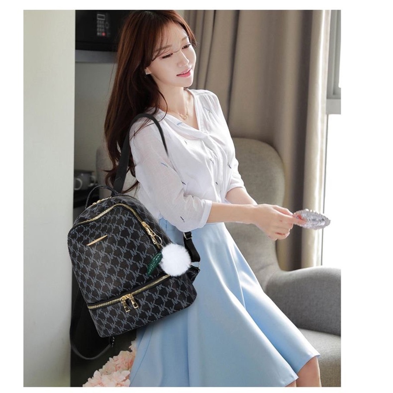 TAS RANSEL BACKPACK WANITA FASHION 3301 - RANSEL KOREA - RANSEL IMPORT ANTI AIR SEKOLAH KULIAH KERJA TERBARU JAKARTA