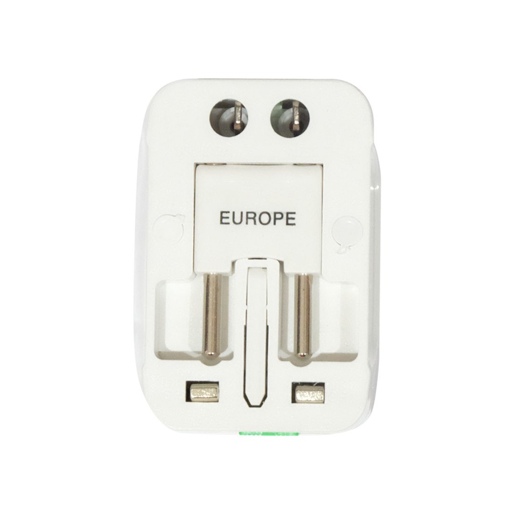 Travel Adaptor Universal ALL IN 1 / adaptor traveling  Sambungan Listrik EU AU UK US Plug TRAVEL ADAPTER