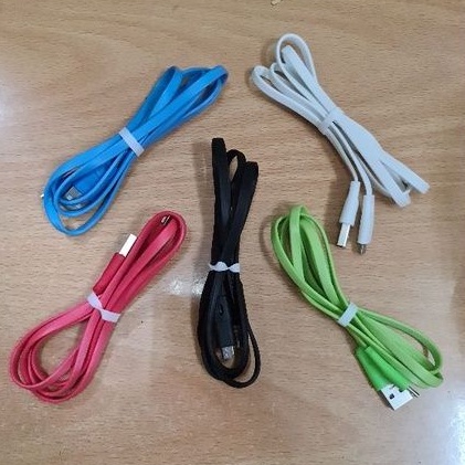 Kabel Data Micro USB 1Meter High Speed Model kabel gepeng 1pcs