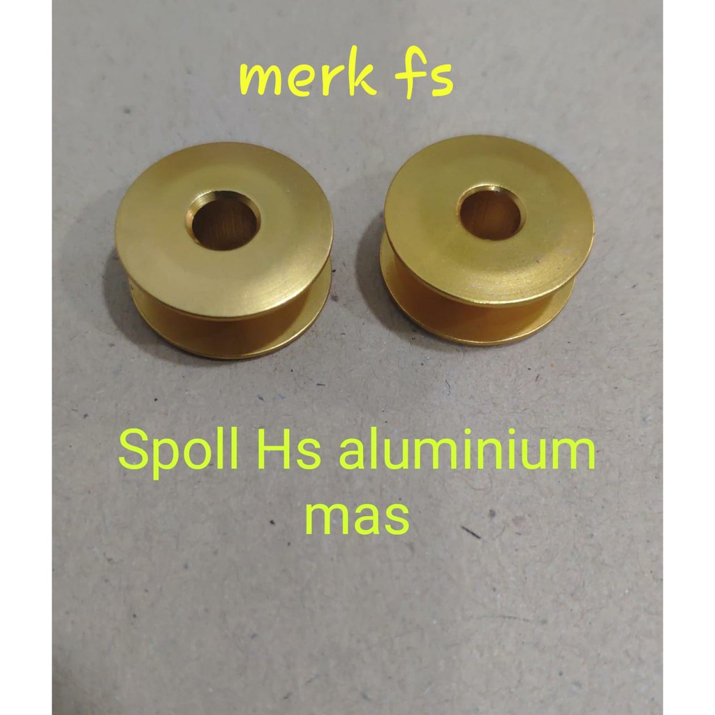 Bobbins Gold / Spool Emas Alumunium Mesin Jahit Jarum 1 High Speed Industri