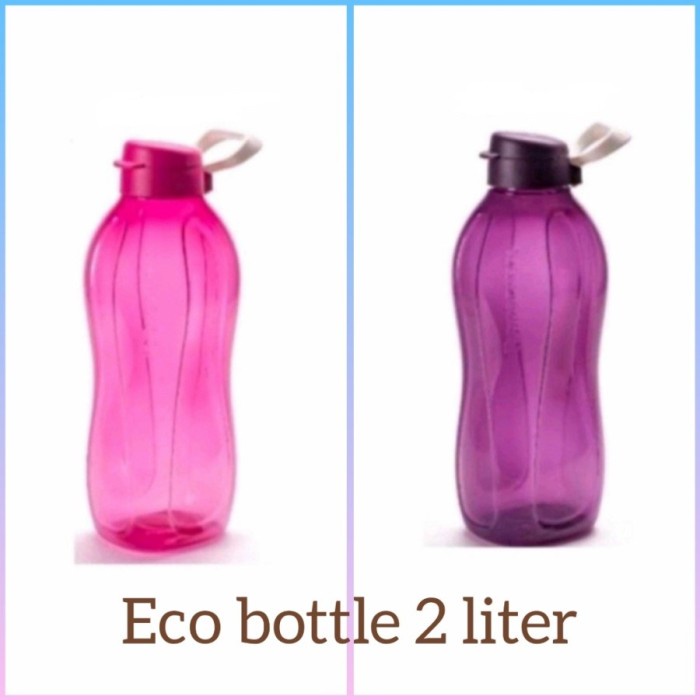 TUPPERWARE Eco Bottle Botol Minum 2 Liter - Ungu