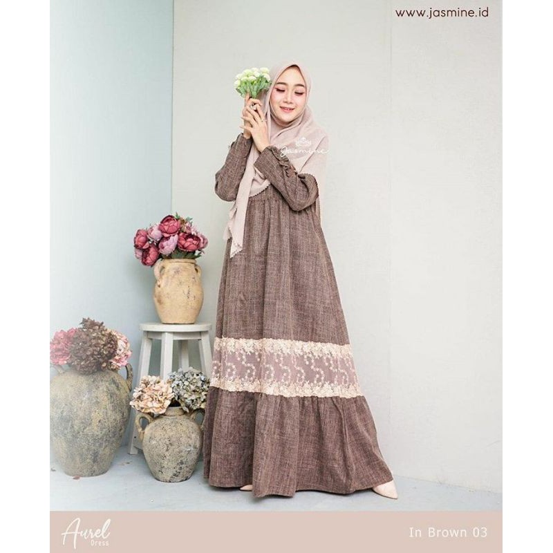 GAMIS AUREL by JASMINE DRESS SYARI CANTIK IBUINDUNG