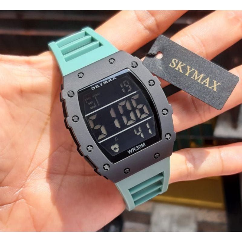 JAM TANGAN PRIA DIGITAL TERLARIS FASHION RUBBER TERLARIS