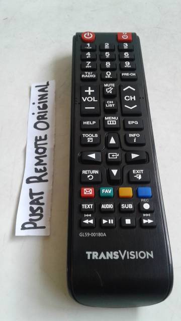 REMOTE REMOT STB TRANSVISION RECEIVER ORIGINAL ASLI