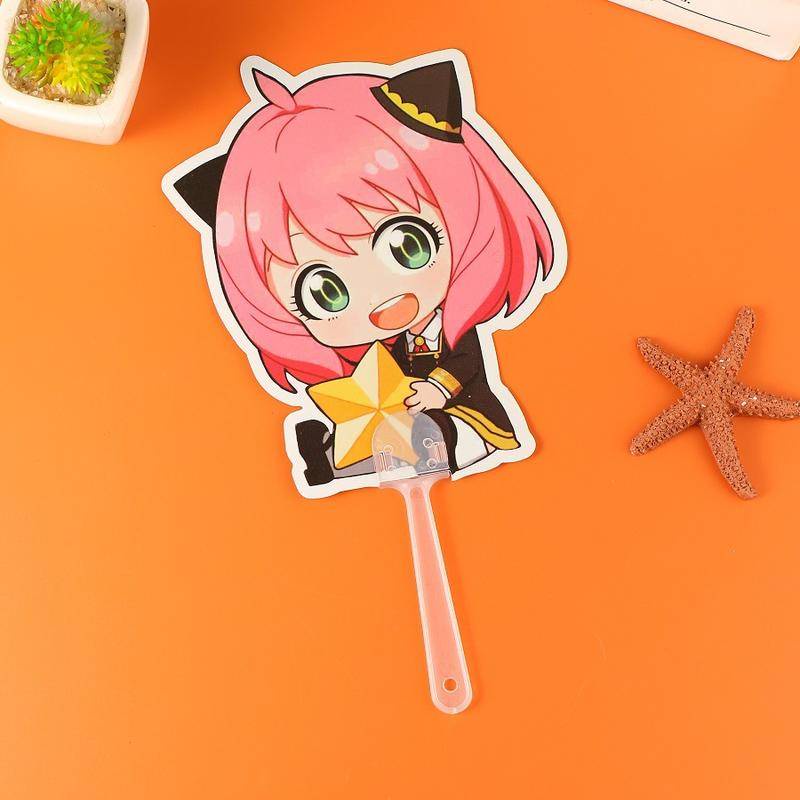 SXF009 – Kipas tangan Mini Fan Spy x Family Anya Anime Cosplay Jepang