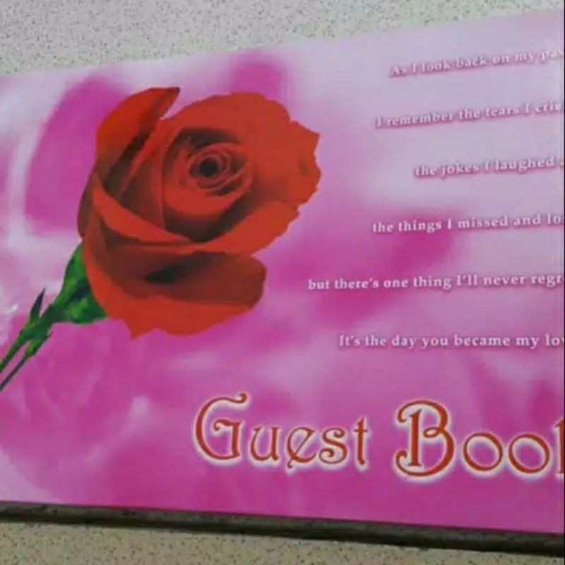 

Buku tamu KENKO BT-2920-03 motif flower