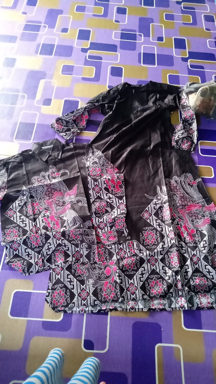 Batik Couple_maora Sania Ruffle Batik Couple Ori Ndoro Jowi Dnt Garansi Termurah