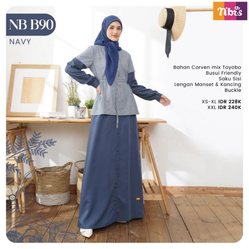 GAMIS NIBRAS TERBARU NB B90