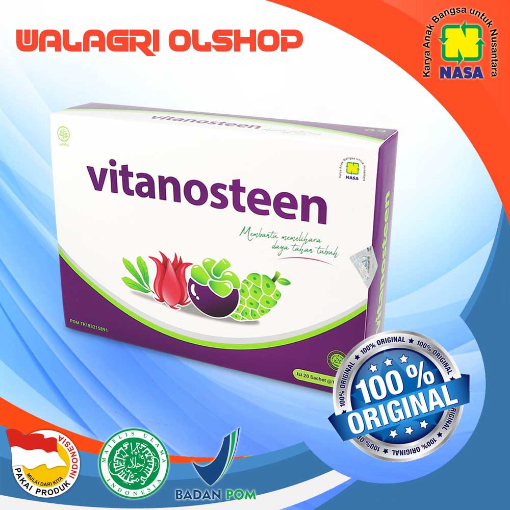 

Vitanosteen Asli NASA - Mencegah Radikal Bebas dan Melancarkan Aliran Darah