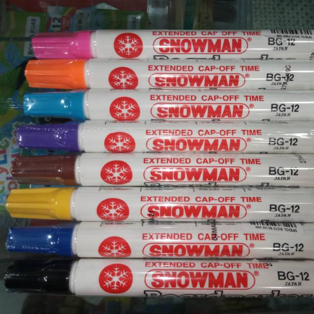 

Spidol Snowman Whiteboard BG12 Bisa Dihapus