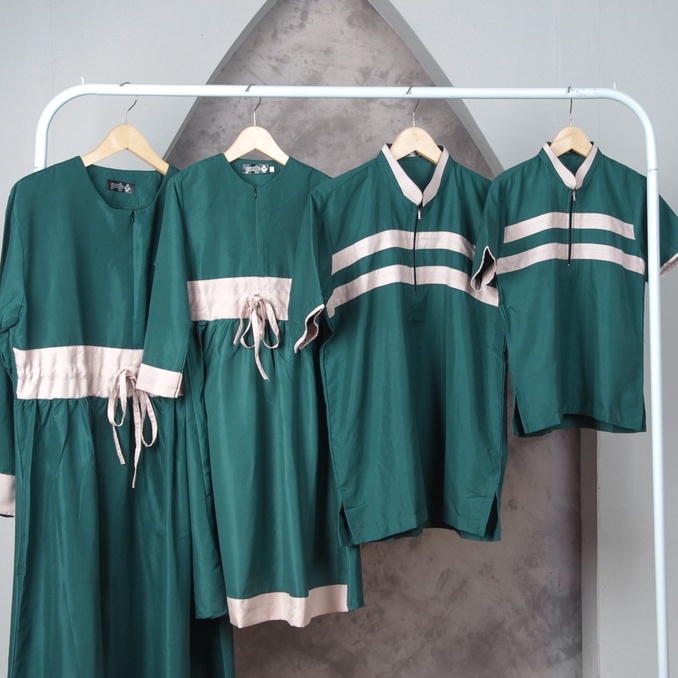 Couple keluarga / couple family/ hijau botol / koko couple