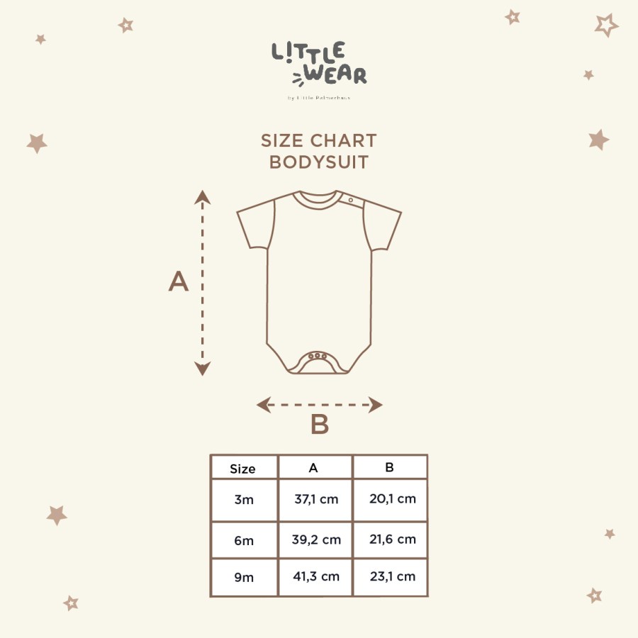 Jumper segitiga Little wear Bodysuit Little Palmerhaus