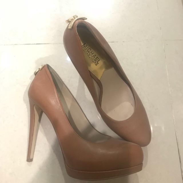Preloved Heels Michael Kors MK Ori 100%, Blm Pernah Pakai Sama Sekali ❤️