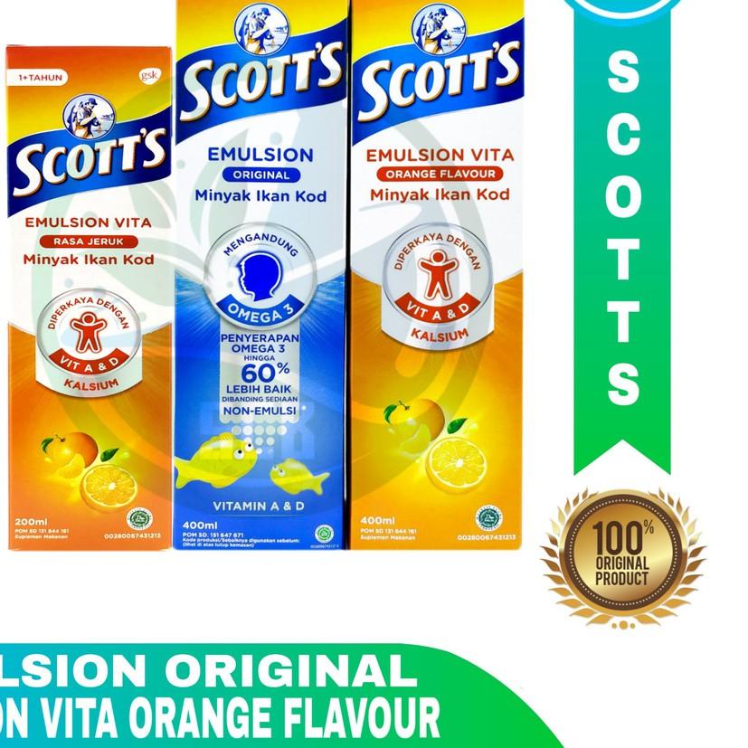 Ω Minyak Ikan Kod Scott's Emulsion ➾