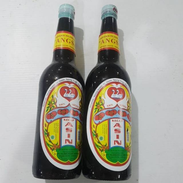 

kecap asin cap hati angsa botol kaca
