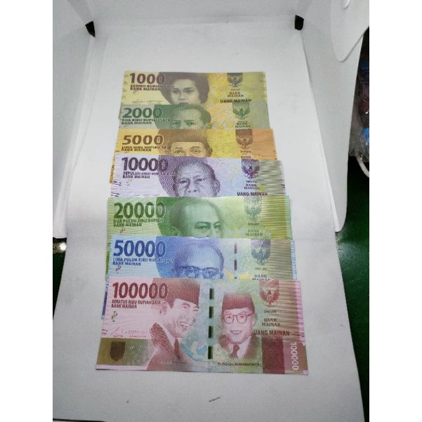 UANG MAINAN ISI 100 PCS