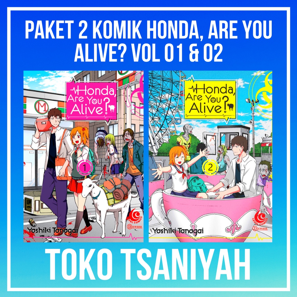 Paket 2 Komik Honda, Are You Alive? Honda Are You Alive Yoshiki Tonogai Romance Romantis Cinta
