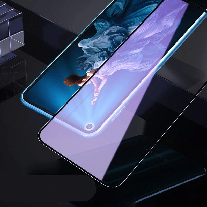 Tempered Glass Full &amp; Anti Blue REALME C3 5 5I C11 C12 C15  6 / 7  X2 PRO Narzo 20  Narzo 30A