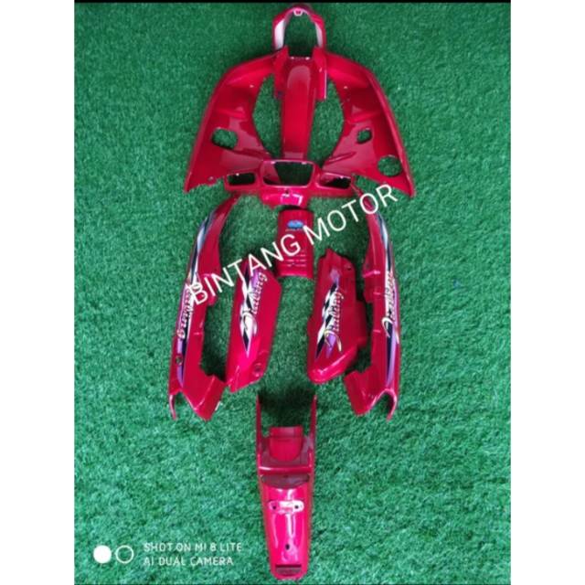 bodi halus full set jialing warna merah